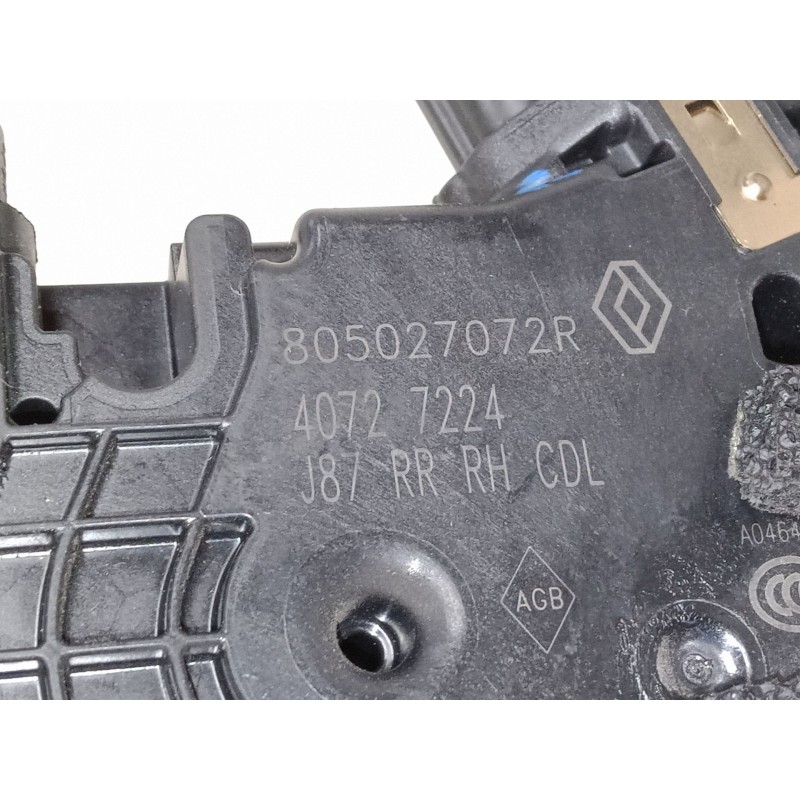Recambio de cerradura puerta trasera derecha para renault captur i (j5_, h5_) 1.2 tce 120 referencia OEM IAM   