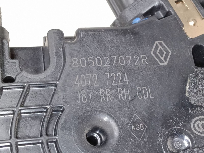 Recambio de cerradura puerta trasera derecha para renault captur i (j5_, h5_) 1.2 tce 120 referencia OEM IAM   