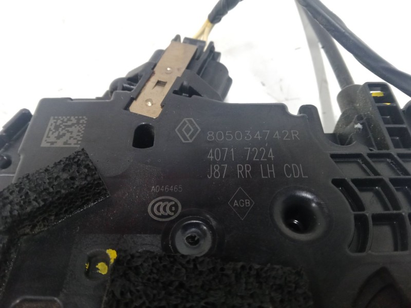 Recambio de cerradura puerta trasera izquierda para renault captur i (j5_, h5_) 1.2 tce 120 referencia OEM IAM   