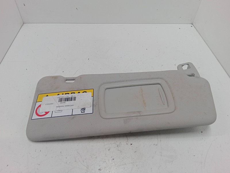 Recambio de parasol derecho para renault captur i (j5_, h5_) 1.2 tce 120 referencia OEM IAM   