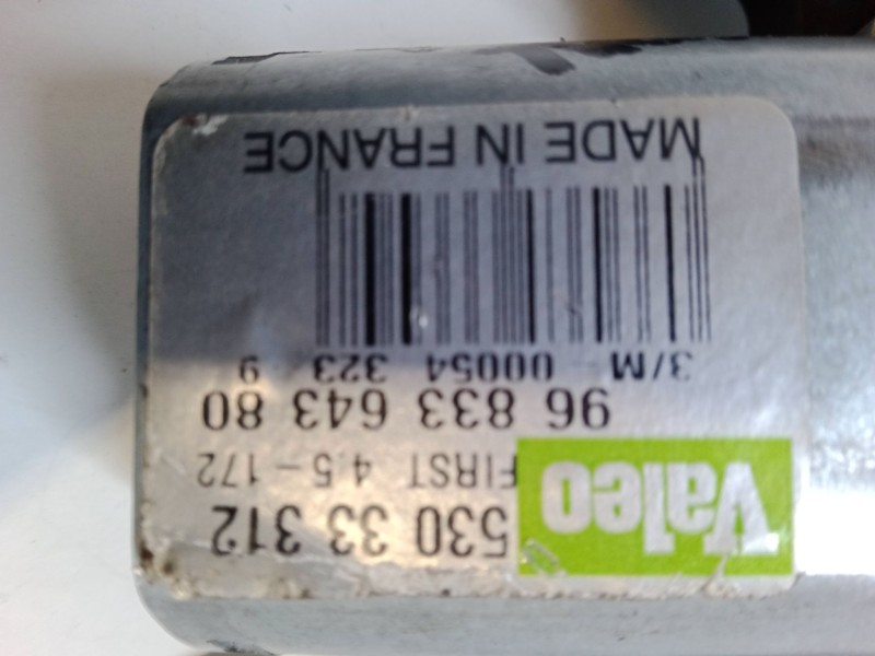 Recambio de motor limpia trasero para peugeot partner tepee 1.6 hdi referencia OEM IAM 9683364380  53033312