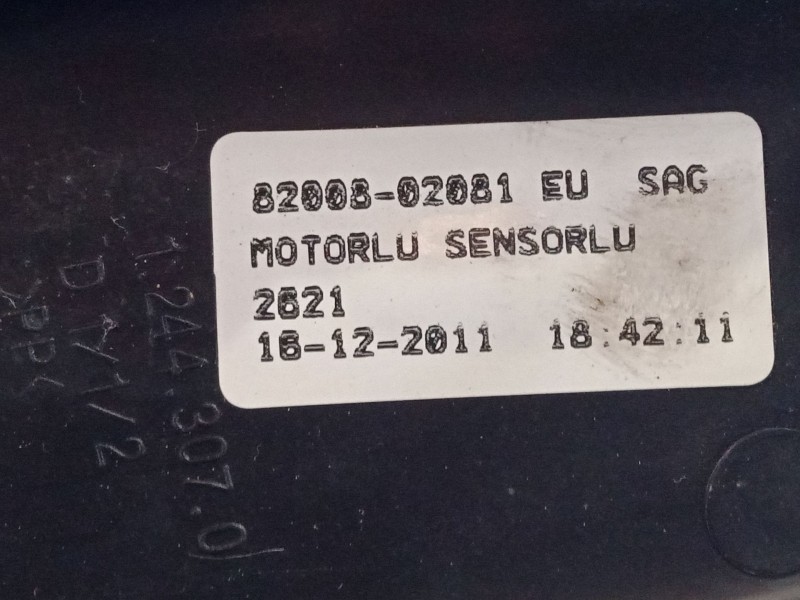 Recambio de retrovisor electrico derecho para renault clio iii grandtour (kr0/1_) 1.2 16v referencia OEM IAM 8200802081  