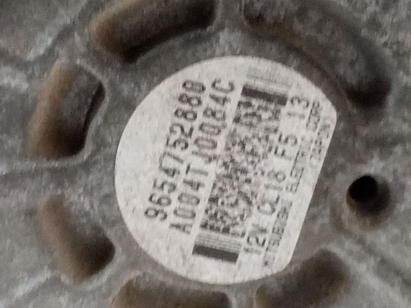 Recambio de alternador para citroën c5 ii (rc_) 2.0 hdi (rcrhrh) referencia OEM IAM 9654752880  