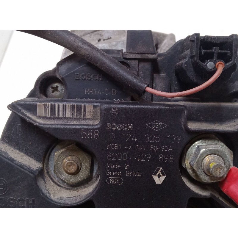 Recambio de alternador para renault modus / grand modus (f/jp0_) 1.2 (jp0c, jp0k, fp0c, fp0k, fp0p, jp0p, jp0t) referencia OEM I