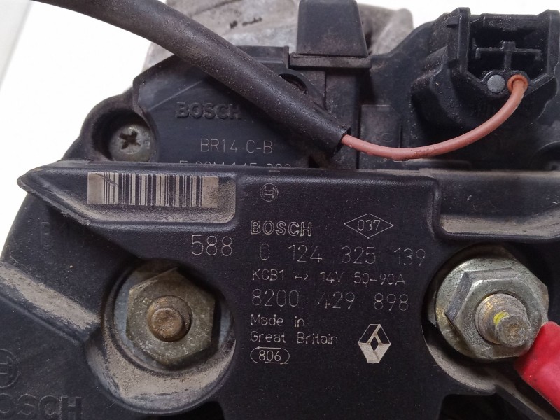 Recambio de alternador para renault modus / grand modus (f/jp0_) 1.2 (jp0c, jp0k, fp0c, fp0k, fp0p, jp0p, jp0t) referencia OEM I