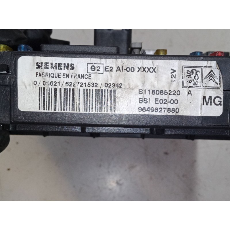 Recambio de bsi para peugeot 206 hatchback (2a/c) 1.4 hdi eco 70 referencia OEM IAM 9649627880 BSI E02-00 S118085220A