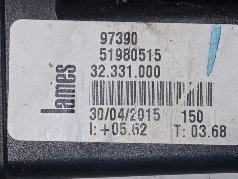 Recambio de elevalunas electrico trasero derecho para fiat 500l (351_, 352_) 1.6 d multijet (199lye1b) referencia OEM IAM   