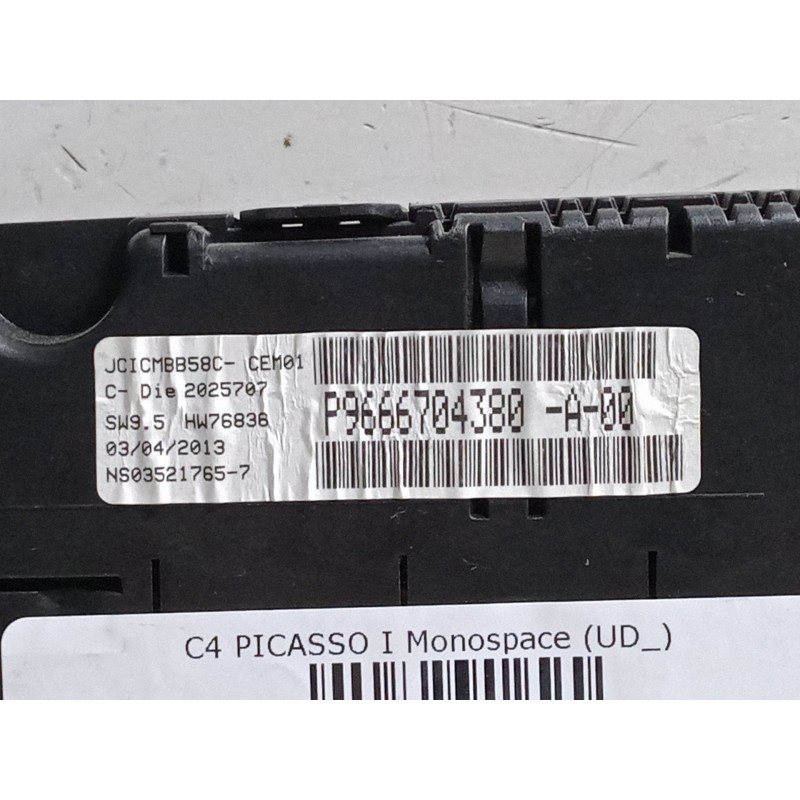 Recambio de cuadro instrumentos para citroën c4 picasso i monospace (ud_) 2.0 hdi 150 referencia OEM IAM   