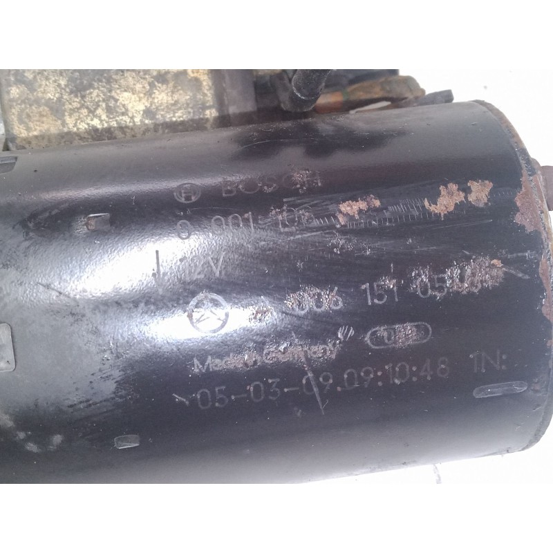 Recambio de motor arranque para mercedes-benz clase c coupé (cl203) c 350 (203.756) referencia OEM IAM   