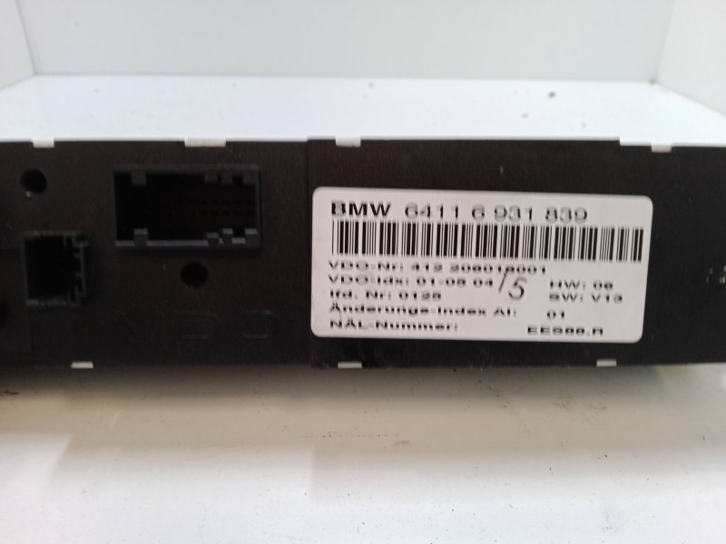 Recambio de mando climatizador para bmw 3 compact (e46) 320 td referencia OEM IAM 64116931839  