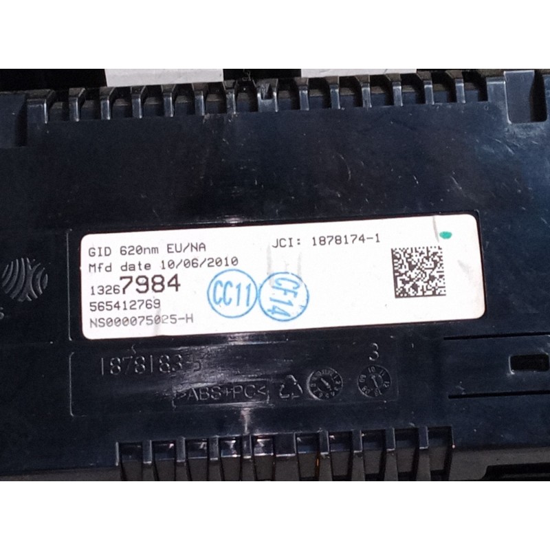 Recambio de warning para opel astra j (p10) 1.7 cdti (68) referencia OEM IAM 565412769  