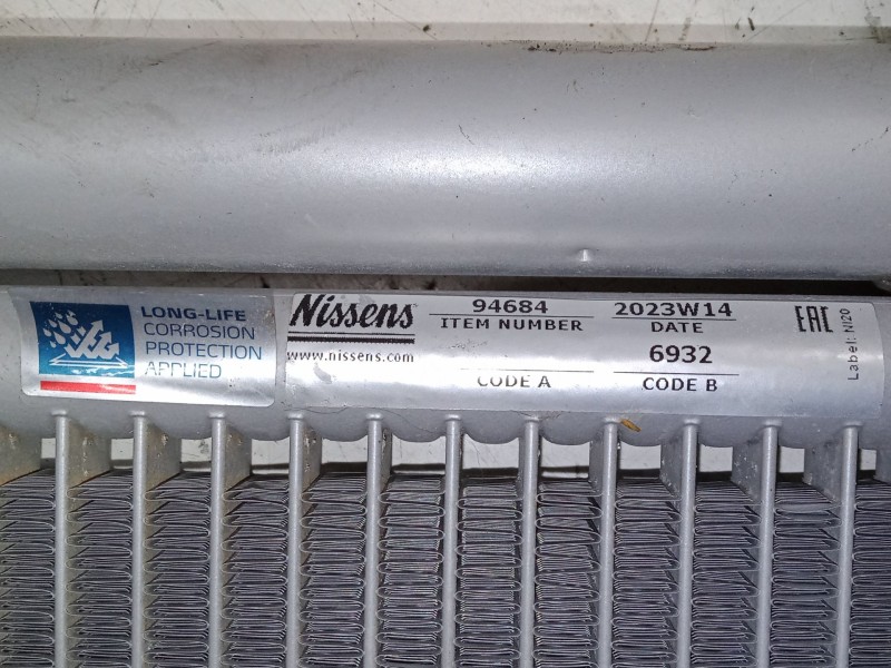 Recambio de radiador a/a /condensador para skoda octavia ii combi (1z5) 1.9 tdi referencia OEM IAM NISSENS94684  