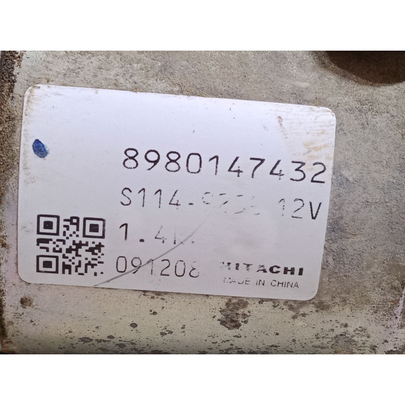 Recambio de motor arranque para opel meriva a monospace (x03) 1.7 cdti (e75) referencia OEM IAM 8980147432 12V S114925B