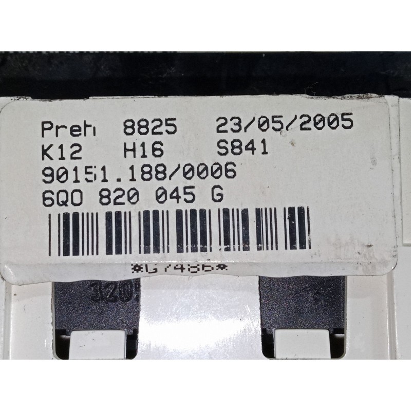 Recambio de mando calefaccion / a/a para volkswagen polo iv sedán (9a4, 9a2, 9n2, 9a6) 1.4 referencia OEM IAM   