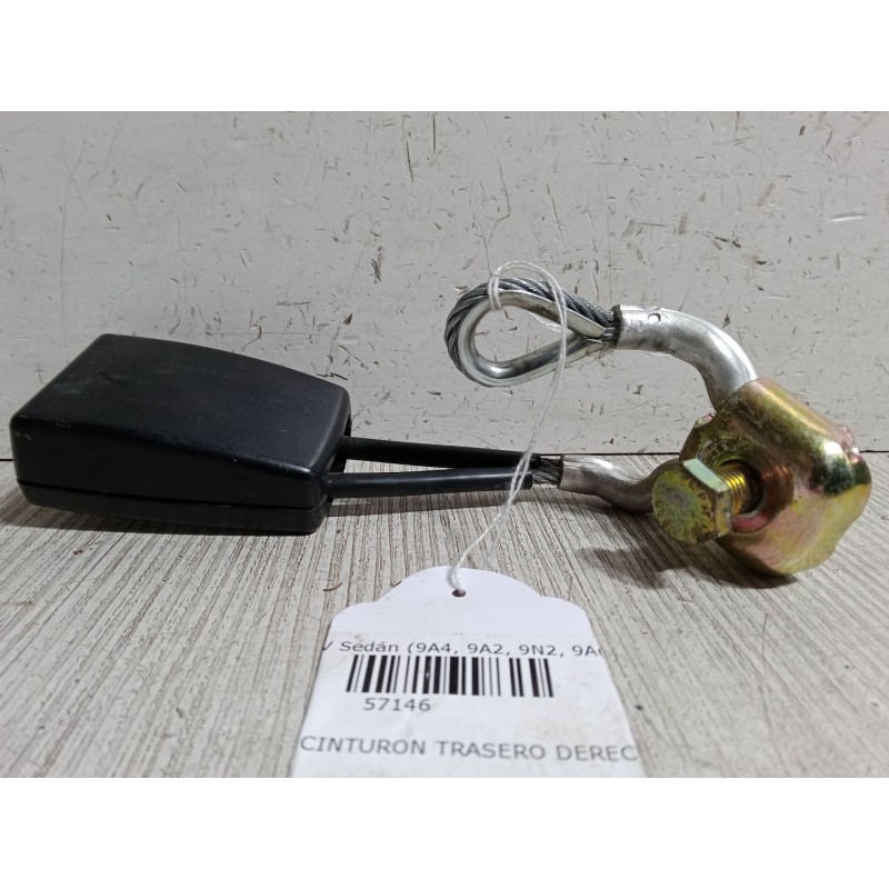 Recambio de anclaje cinturon trasero derecho para volkswagen polo iv sedán (9a4, 9a2, 9n2, 9a6) 1.4 referencia OEM IAM   