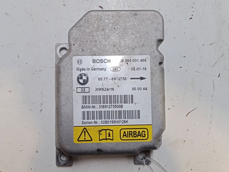 Recambio de centralita airbag para bmw x5 (e53) 3.0 d referencia OEM IAM 66776912755  0285001458