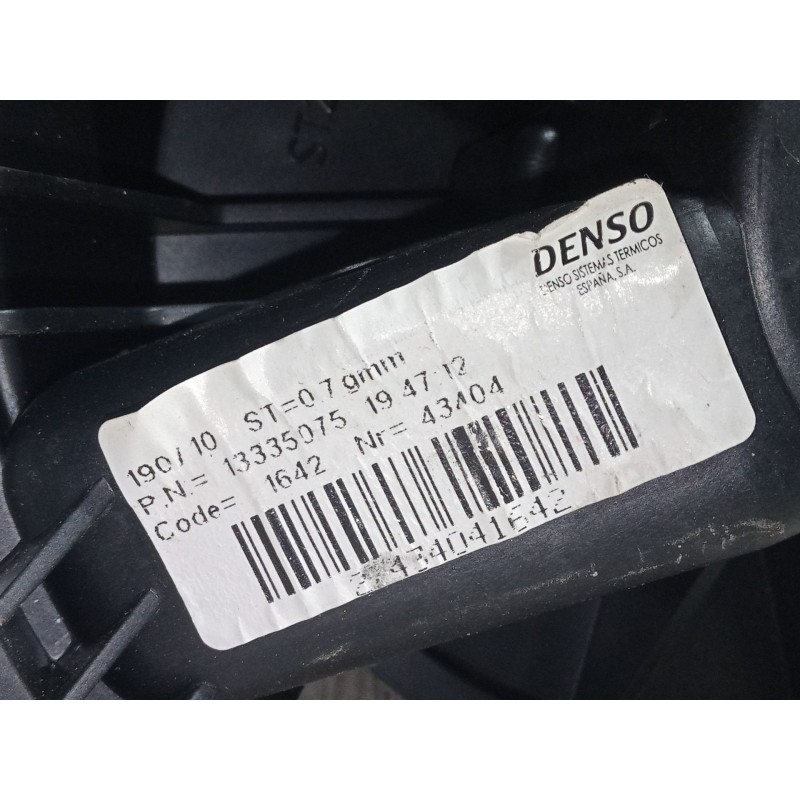 Recambio de motor calefaccion para opel corsa d furgoneta/hatchback (s07) 1.2 (l08) referencia OEM IAM   