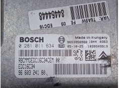 Recambio de centralita motor uce para peugeot 307 (3a/c) 1.6 hdi 110 referencia OEM IAM   