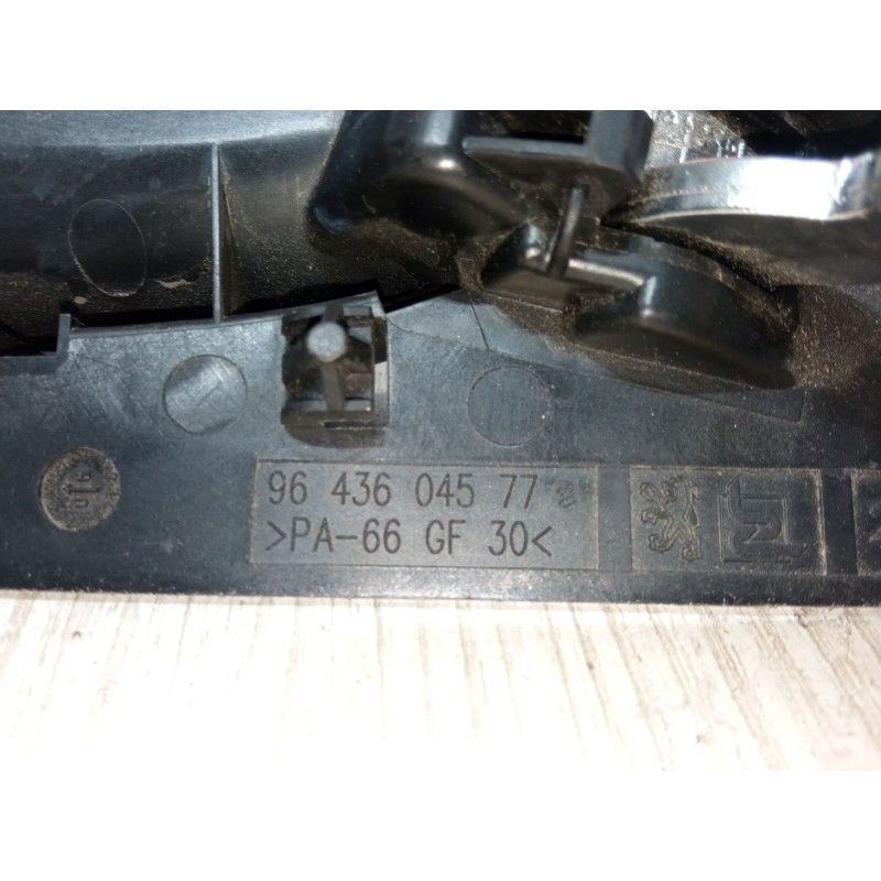 Recambio de maneta interior puerta trasera izquierda para peugeot 307 sw (3h) 1.6 hdi 110 referencia OEM IAM 9643604577  