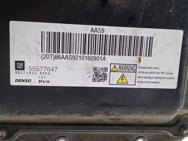 Recambio de centralita motor uce para opel astra j (p10) 1.7 cdti (68) referencia OEM IAM   