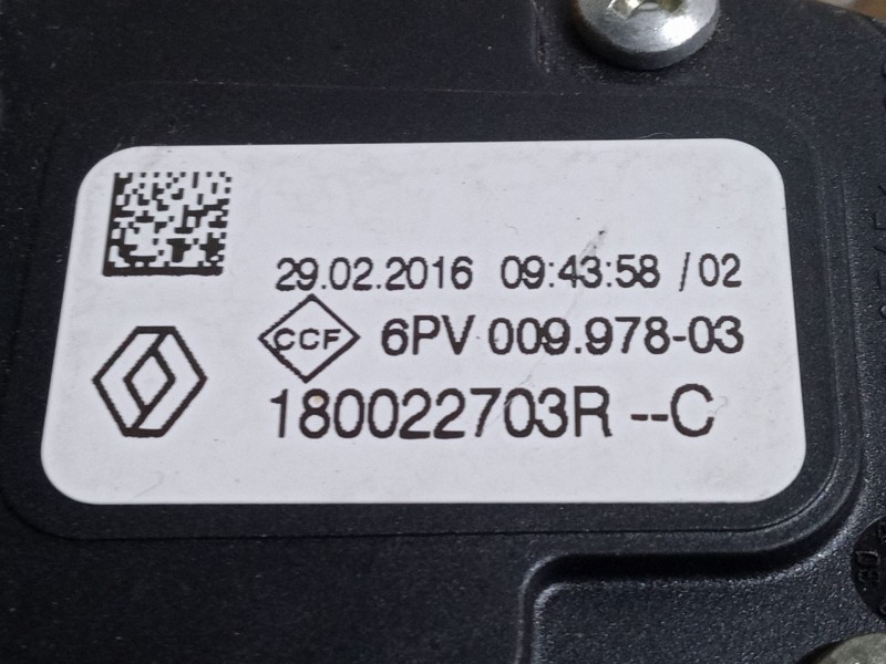 Recambio de pedal acelerador para dacia logan mcv ii 1.2 referencia OEM IAM 180022703R  