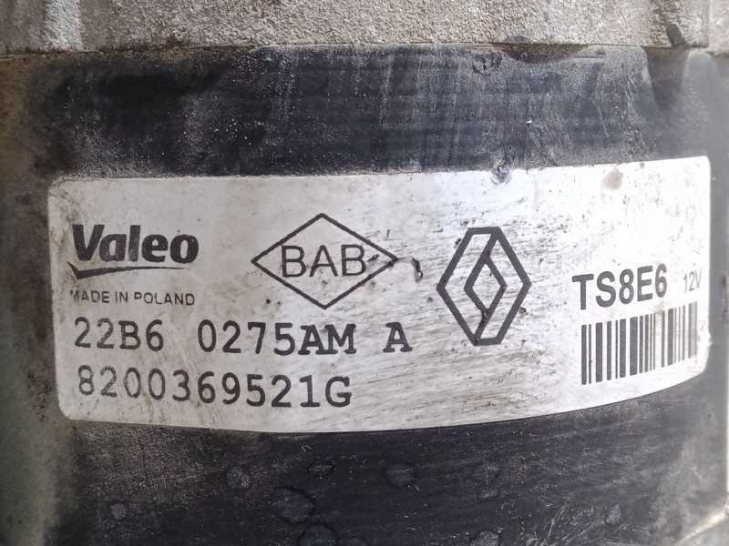 Recambio de motor arranque para dacia logan mcv ii 1.2 referencia OEM IAM 8200369521G  