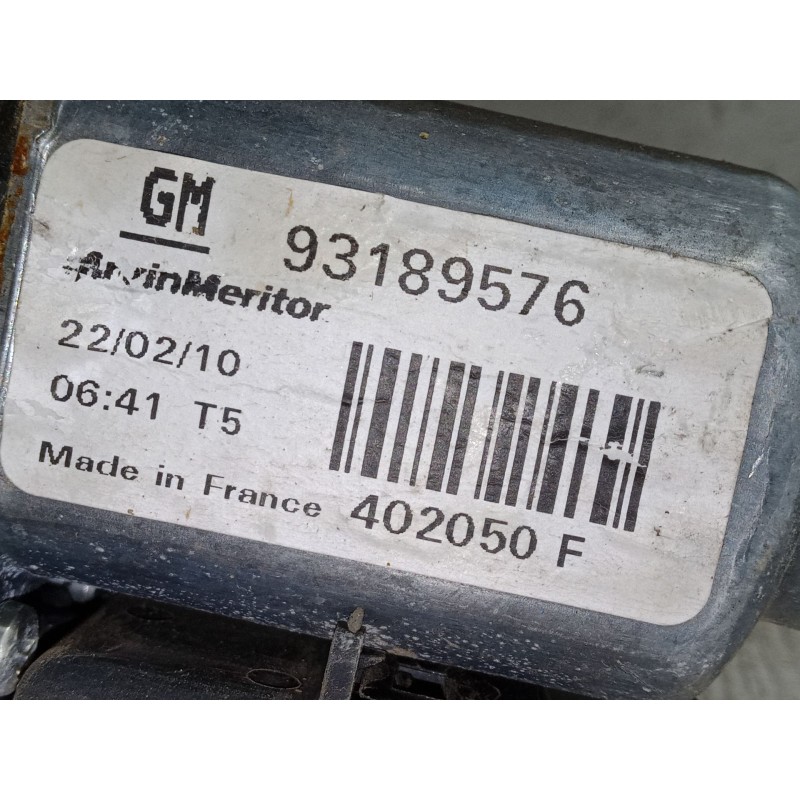 Recambio de elevalunas electrico delantero izquierdo para opel meriva a monospace (x03) 1.7 cdti (e75) referencia OEM IAM    Recambio de elevalunas electrico delantero izquierdo para opel meriva a monospace (x03) 1.7 cdti (e75) referencia OEM IAM
