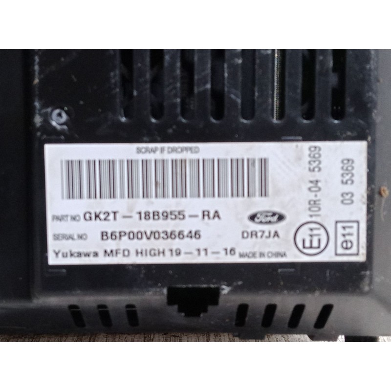 Recambio de pantalla interior reloj para ford ka+ iii (uk, fk) 1.2 ti-vct referencia OEM IAM GK2T18b955RA  