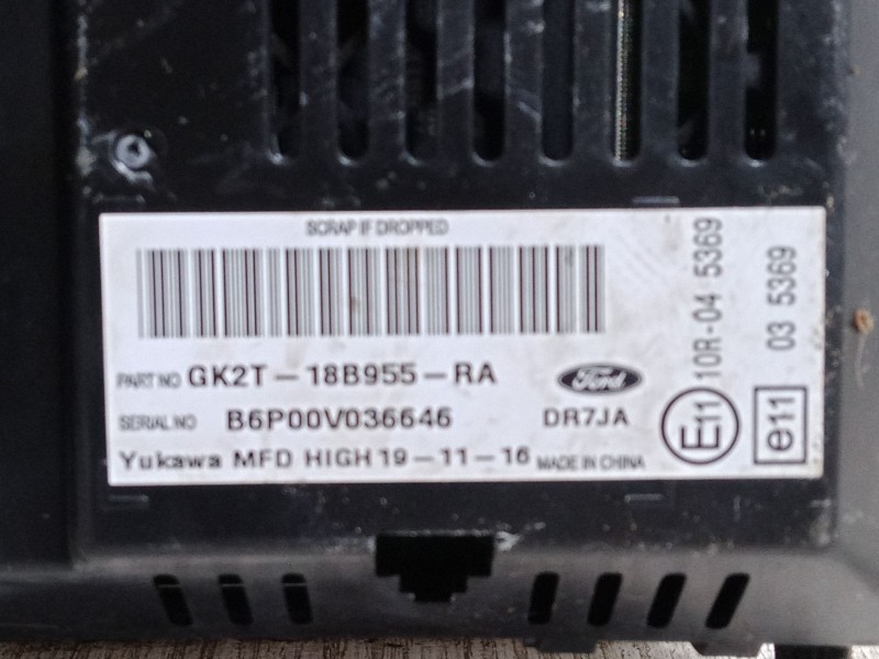 Recambio de pantalla interior reloj para ford ka+ iii (uk, fk) 1.2 ti-vct referencia OEM IAM GK2T18b955RA  