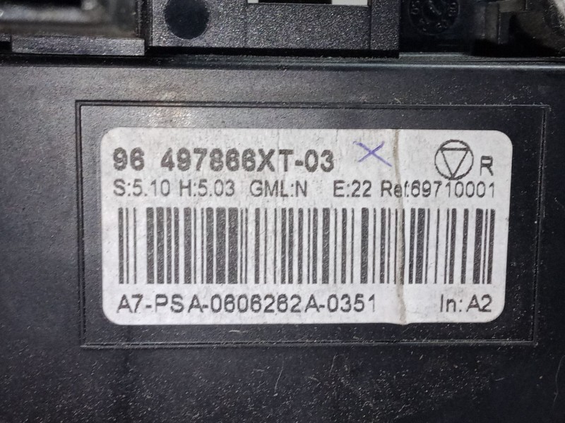 Recambio de mando climatizador para peugeot 207/207+ (wa_, wc_) 1.4 referencia OEM IAM   