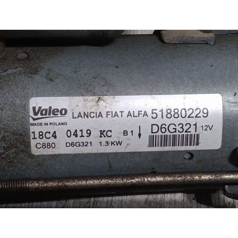 Recambio de motor arranque para fiat qubo (225_) 1.3 d multijet (225cxb1a, 225axb1a, 225cxb11, 225axb11,... referencia OEM IAM  