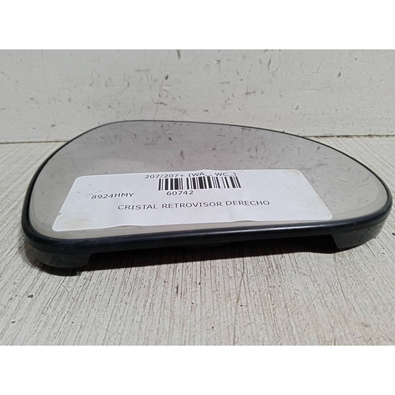 Recambio de cristal retrovisor derecho para peugeot 207/207+ (wa_, wc_) 1.4 referencia OEM IAM   