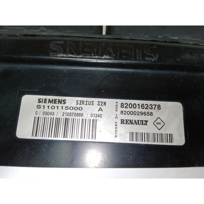 Recambio de centralita motor uce para renault clio ii (bb_, cb_) 1.2 (bb0a, bb0f, bb10, bb1k, bb28, bb2d, bb2h, cb0a,... referen