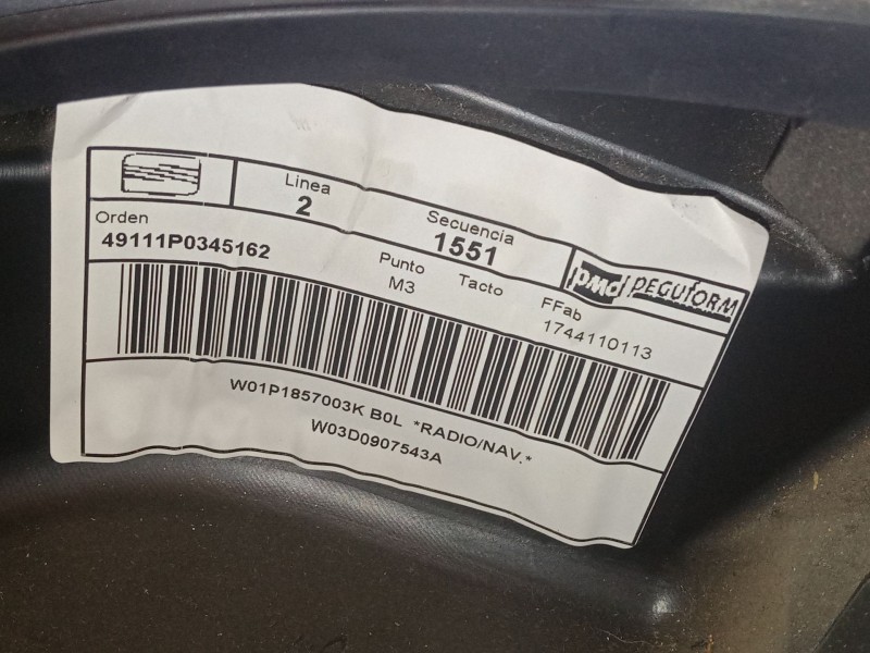 Recambio de salpicadero para seat leon (1p1) 1.4 tsi referencia OEM IAM   