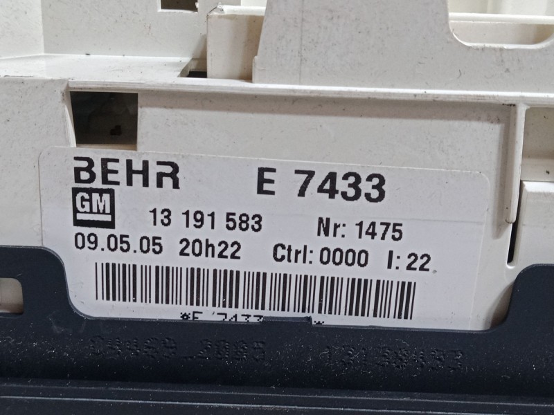 Recambio de mando calefaccion / a/a para opel meriva a monospace (x03) 1.3 cdti (e75) referencia OEM IAM E7433  