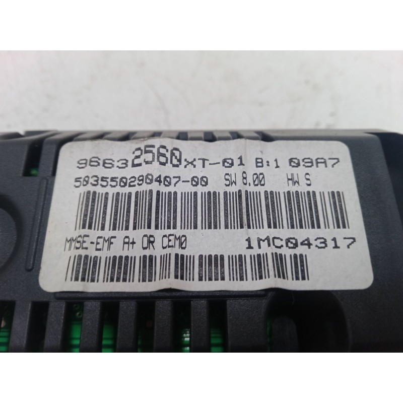 Recambio de pantalla interior reloj para citroën c3 i (fc_, fn_) 1.4 i referencia OEM IAM 96632560XT  