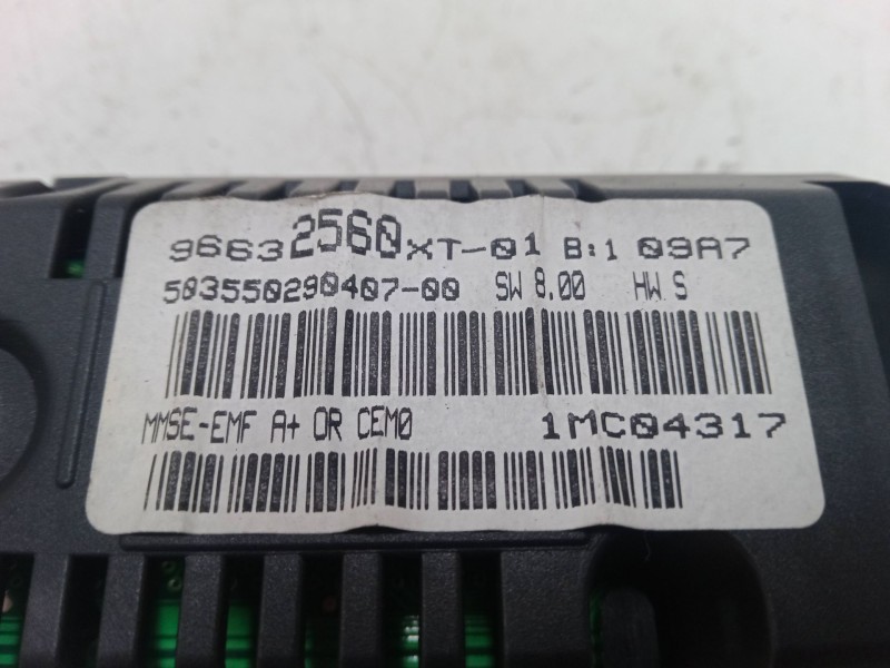 Recambio de pantalla interior reloj para citroën c3 i (fc_, fn_) 1.4 i referencia OEM IAM 96632560XT  