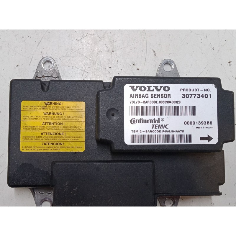 Recambio de centralita airbag para volvo s40 ii (544) 1.6 d referencia OEM IAM 30773401  00001393B6