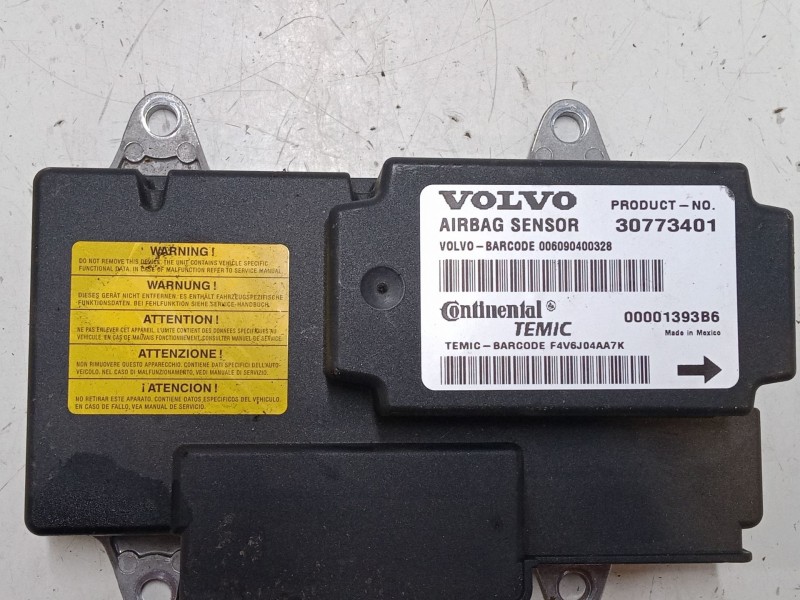 Recambio de centralita airbag para volvo s40 ii (544) 1.6 d referencia OEM IAM 30773401  00001393B6