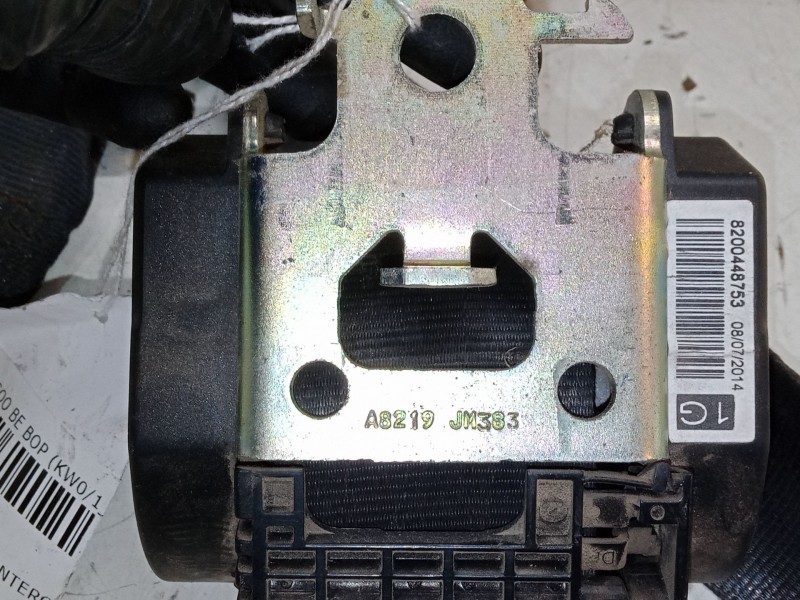 Recambio de cinturon seguridad delantero izquierdo para renault kangoo be bop (kw0/1_) 1.6 (kw0d) referencia OEM IAM   