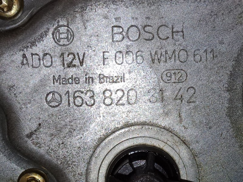 Recambio de motor limpia trasero para mercedes-benz clase m (w163) ml 400 cdi (163.128) referencia OEM IAM A1638203142  