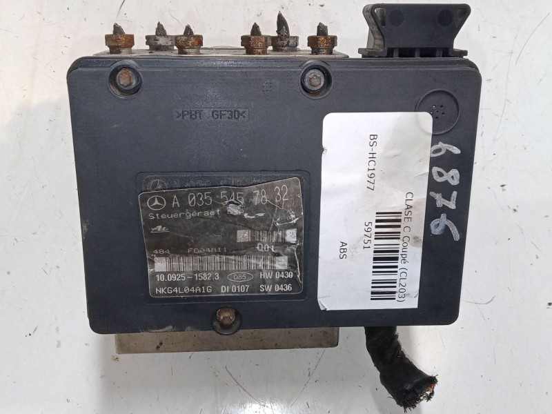 Recambio de abs para mercedes-benz clase c coupé (cl203) c 350 (203.756) referencia OEM IAM A0355457832  