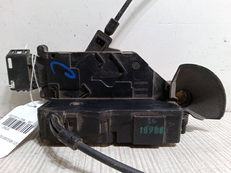 Recambio de cerradura puerta delantera izquierda para peugeot 207/207+ (wa_, wc_) 1.4 16v referencia OEM IAM 24090816 24091816 2