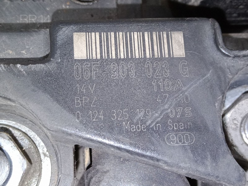 Recambio de alternador para volkswagen transporter t5 furgoneta (7ha, 7hh, 7ea, 7eh) 2.0 referencia OEM IAM 06F903023G  