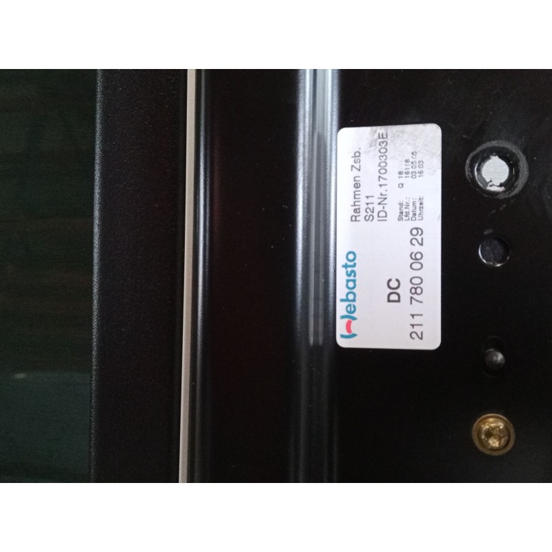 Recambio de techo electrico para mercedes-benz clase e t-model (s211) e 200 t kompressor (211.242) referencia OEM IAM 2117800629