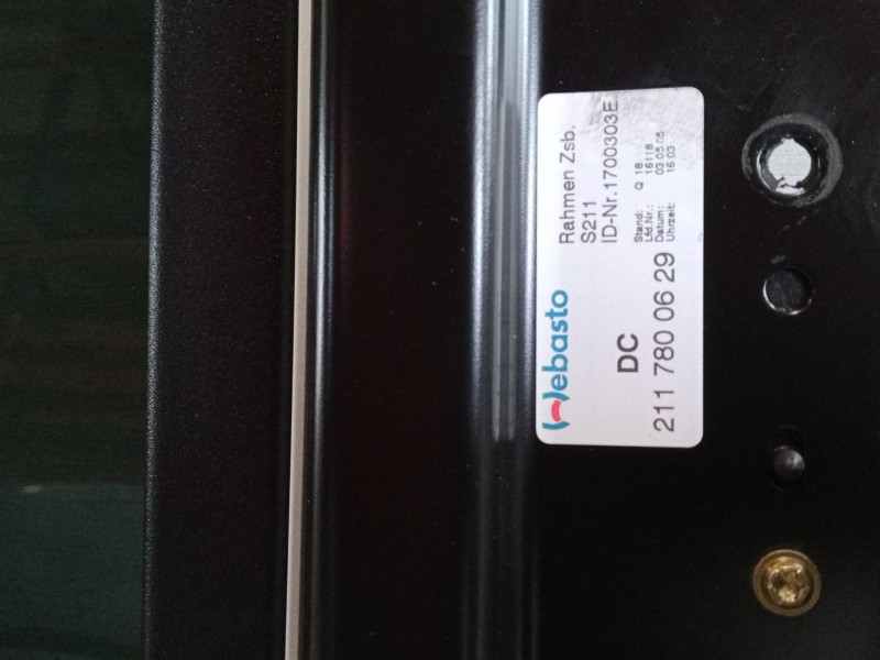 Recambio de techo electrico para mercedes-benz clase e t-model (s211) e 200 t kompressor (211.242) referencia OEM IAM 2117800629