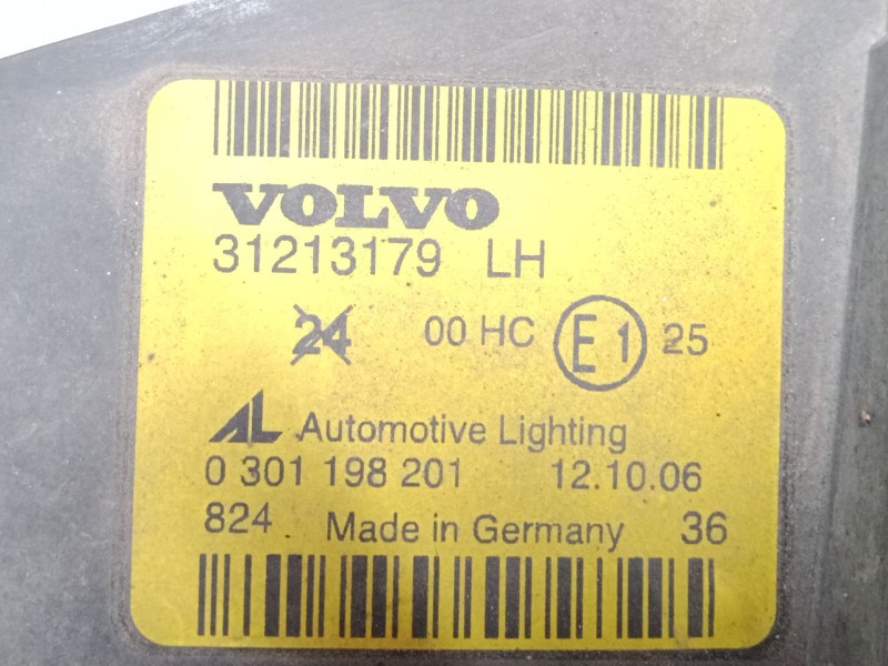Recambio de faro izquierdo para volvo s40 ii (544) 1.6 d referencia OEM IAM   
