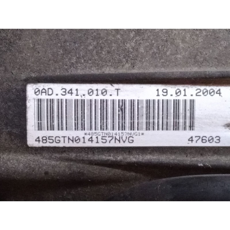 Recambio de caja de cambios manual 6 velocidades para volkswagen touareg (7la, 7l6, 7l7) 2.5 r5 tdi referencia OEM IAM FEA  