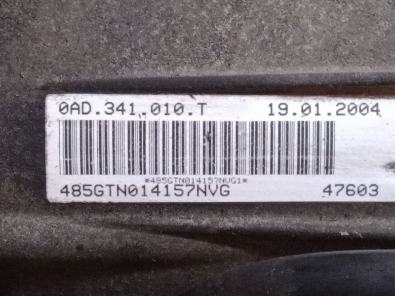Recambio de caja de cambios manual 6 velocidades para volkswagen touareg (7la, 7l6, 7l7) 2.5 r5 tdi referencia OEM IAM FEA  