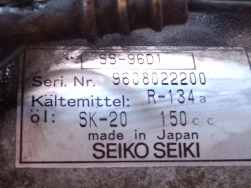 Recambio de compresor a/a para bmw 3 (e36) 318 tds referencia OEM IAM SS96D1  Seiko